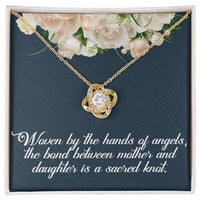 Load image into Gallery viewer, Mother and Daughter Love Knot Necklace
