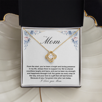 Load image into Gallery viewer, To My Mom - You&#39;ve Been My Strength - Love Knot Necklace

