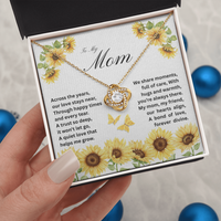 Load image into Gallery viewer, To My Mom - A Trust So Deep - Love Knot Necklace
