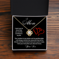 Load image into Gallery viewer, To Mom - I Want You To Know - Love Knot Necklace
