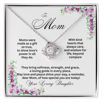 Load image into Gallery viewer, To Mom - Moms were made as a gift - Love Knot Necklace
