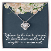 Load image into Gallery viewer, Mother and Daughter Love Knot Necklace
