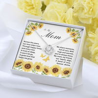 Load image into Gallery viewer, To My Mom - A Trust So Deep - Love Knot Necklace
