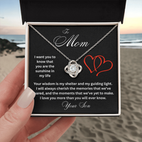 Load image into Gallery viewer, To Mom - I Want You To Know - Love Knot Necklace
