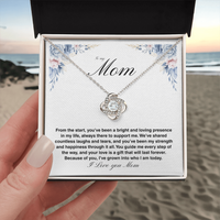 Load image into Gallery viewer, To My Mom - You&#39;ve Been My Strength - Love Knot Necklace
