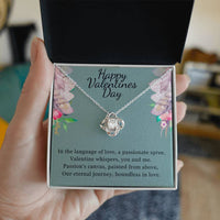 Load image into Gallery viewer, Happy Valentines Day - Love Knot Necklace
