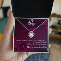 Load image into Gallery viewer, To my Wife -Valentines Day -  Love knot necklace
