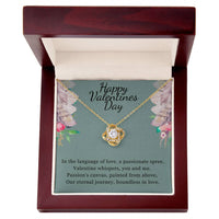 Load image into Gallery viewer, Happy Valentines Day - Love Knot Necklace
