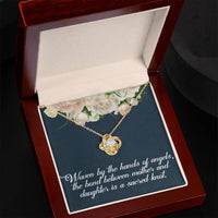 Load image into Gallery viewer, Mother and Daughter Love Knot Necklace
