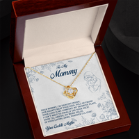 Load image into Gallery viewer, To My Mommy - Your Love Is My Comfort - Love Knot Necklace
