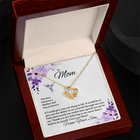 Load image into Gallery viewer, To Mom - Thank you for believing in me - Love Knot Necklace
