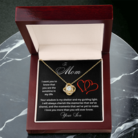 Load image into Gallery viewer, To Mom - I Want You To Know - Love Knot Necklace
