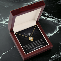 Load image into Gallery viewer, To my Wife - You&#39;re the Melody to My Song - Love Knot Necklace
