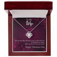 Load image into Gallery viewer, To my Wife -Valentines Day -  Love knot necklace
