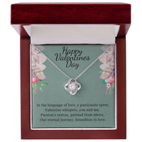 Load image into Gallery viewer, Happy Valentines Day - Love Knot Necklace
