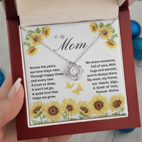 Load image into Gallery viewer, To My Mom - A Trust So Deep - Love Knot Necklace
