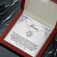 Load image into Gallery viewer, To My Mom - You&#39;ve Been My Strength - Love Knot Necklace
