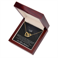 Load image into Gallery viewer, To my Wife - You&#39;re the Melody to My Song - Interlocking Hearts Necklace
