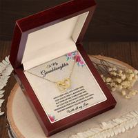 Load image into Gallery viewer, Grandmother &amp; Granddaughter - My Love for You will Never Fade Away - Interlocking Hearts Necklace

