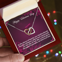 Load image into Gallery viewer, Happy Valentines Day - In the dance of hearts - Interlocking Hearts Necklace
