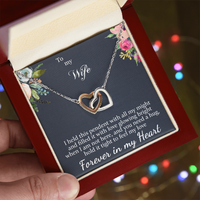 Load image into Gallery viewer, To my Wife - Forever in my Heart - Interlocking Hearts Necklace

