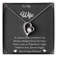 Load image into Gallery viewer, To my Wife - Passion whispers from the heart - Forever Love Necklace

