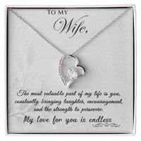 Load image into Gallery viewer, To my Wife - My love for you is endless - Forever Love Necklace
