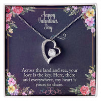 Load image into Gallery viewer, Valentines Day necklace - Forever love necklace
