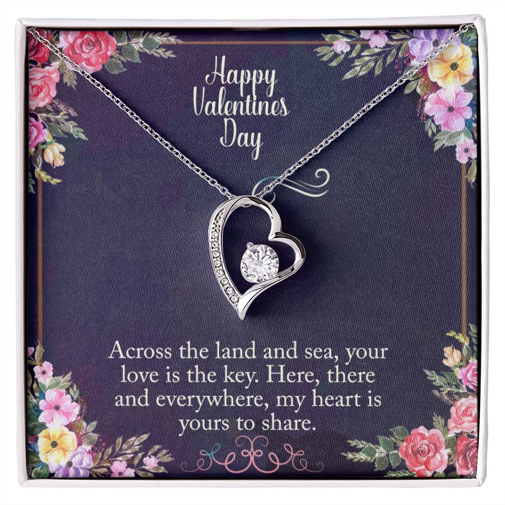 Valentines Day necklace - Forever love necklace