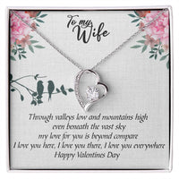 Load image into Gallery viewer, To my Wife - Valentines Day - Forever love necklace
