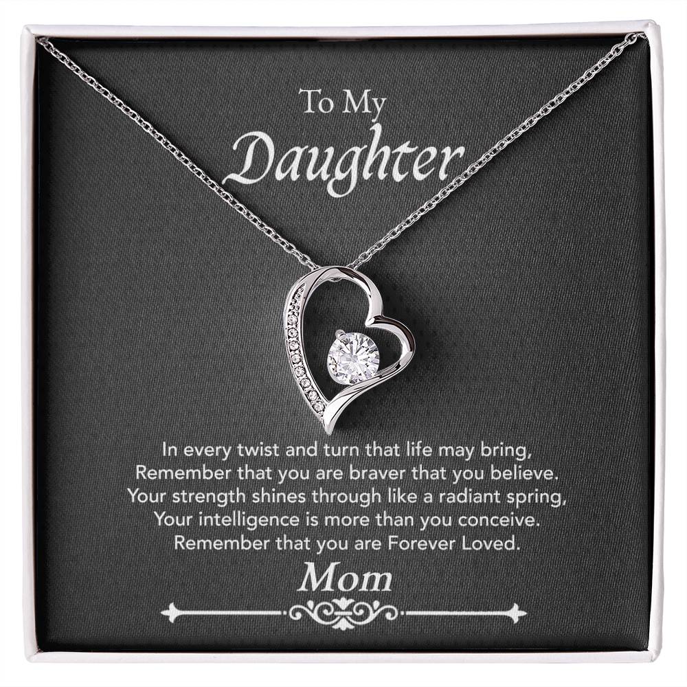 To my Daughter - Forever Love Necklace