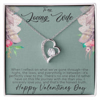 Load image into Gallery viewer, To my loving wife - Forever love necklace - Happy Valentines day
