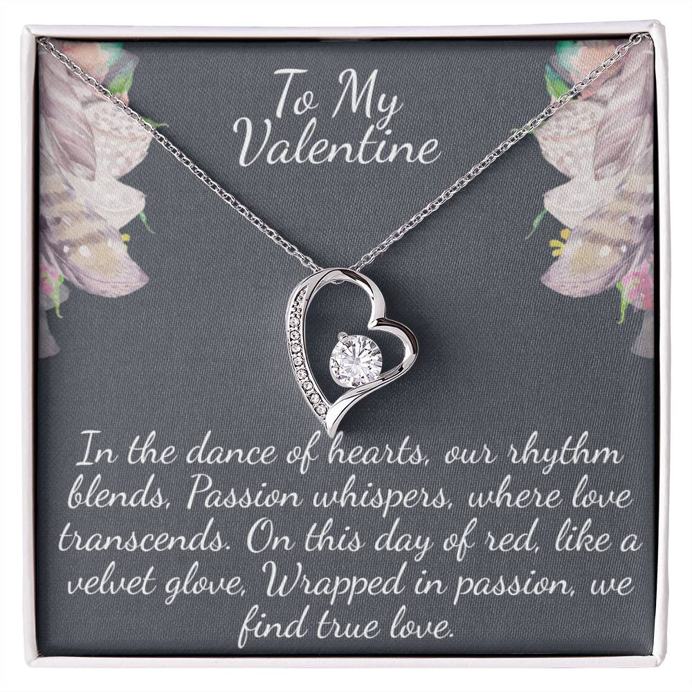 To my Valentine - Forever Love necklace