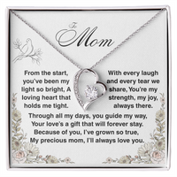 Load image into Gallery viewer, To Mom - Your Loves a Gift - Forever Love Necklace
