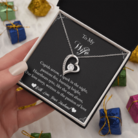 Load image into Gallery viewer, To my Wife - Cupids arrow, a spark in the night - Forever Love Necklace
