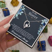 Load image into Gallery viewer, To my sister - forever love  necklace
