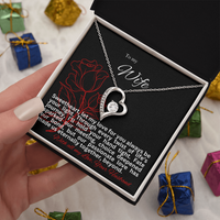 Load image into Gallery viewer, To my Wife - I'll hold your hand tight - Forever Love Necklace
