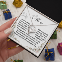 Load image into Gallery viewer, To Mom - Your Loves a Gift - Forever Love Necklace
