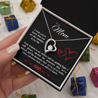 Load image into Gallery viewer, To my Mom - Your Wisdom is my shelter - Forever Love Necklace
