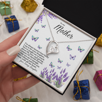 Load image into Gallery viewer, To my Mother - Lucky to be your Daughter - Forever Love Necklace

