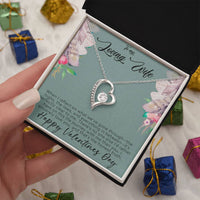 Load image into Gallery viewer, To my loving wife - Forever love necklace - Happy Valentines day
