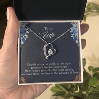 Load image into Gallery viewer, To my Wife - Cupids arrow - Forever Love Necklace
