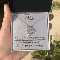 Load image into Gallery viewer, To my Wife - My love for you is endless - Forever Love Necklace
