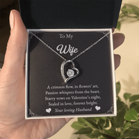 Load image into Gallery viewer, To my Wife - Passion whispers from the heart - Forever Love Necklace
