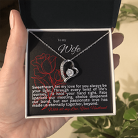 Load image into Gallery viewer, To my Wife - I'll hold your hand tight - Forever Love Necklace
