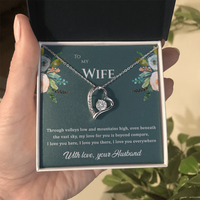 Load image into Gallery viewer, To my Wife, My love for you is beyond compare, Forever Love Necklace
