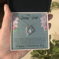 Load image into Gallery viewer, To my loving wife - Forever love necklace - Happy Valentines day
