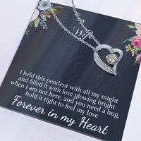 Load image into Gallery viewer, To my Wife - Forever in my Heart - Forever Love Necklace
