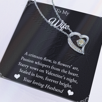 Load image into Gallery viewer, To my Wife - Passion whispers from the heart - Forever Love Necklace

