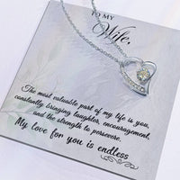 Load image into Gallery viewer, To my Wife - My love for you is endless - Forever Love Necklace

